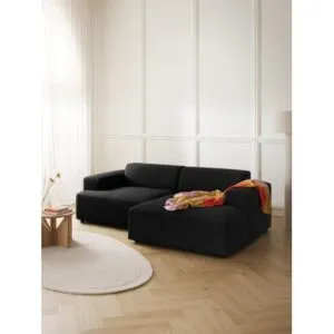 Seccional Regola Negro Living Furniture Derecho