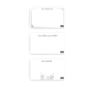 Set de Notas Ingenial Frases x 3 unds.