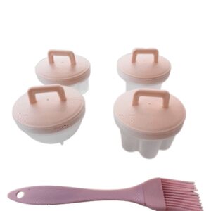 Set Moldes para Huevo Rosado x 4Unid.