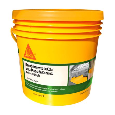 Sika Piso Color Gris 4 litros
