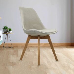Silla Nórdica Larizza Ventitas Home Beige