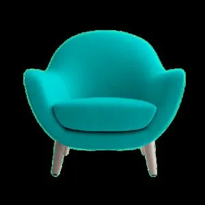 Sillon Corba Celeste Agua Hys