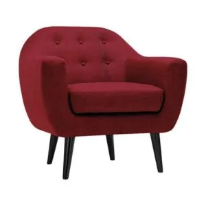 Sillon Diyoza Mavisac Color Rojo – Tela
