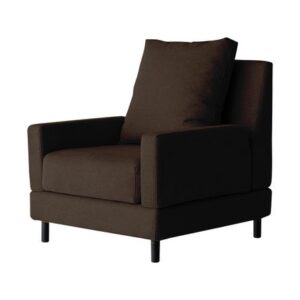 Sillon Eaton Mavisac Color Chocolate - Tela