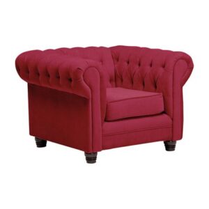 Sillon Eider Mavisac Color Rojo - Tela