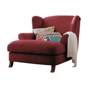 Sillon Merlina Mavisac Color Rojo - Tela