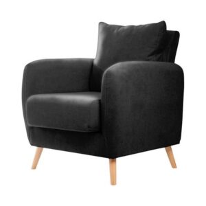 Sillon Spock Mavisac Color Plomo - Ultra Cuero