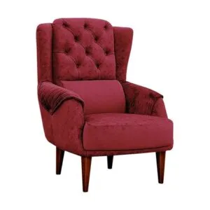 Sillon Tobias Mavisac Color Rojo - Tela