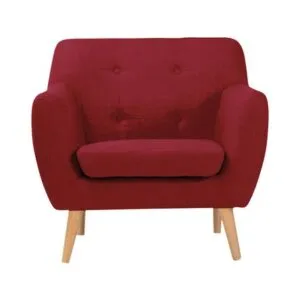 Sillon Vindel Mavisac Color Rojo - Tela