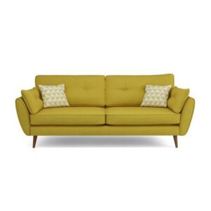 Sofá Altina 3 Cuerpos Mostaza