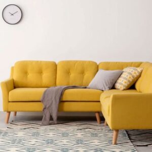 Sofá de Esquina Rufus Yolodecoro Amarillo Mostaza