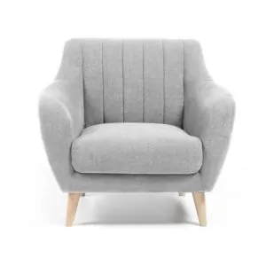 Sofá Vintage Modric Color Gris Plata