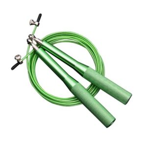 Soga De Saltar Crossfit Fitness Aluminio Verde