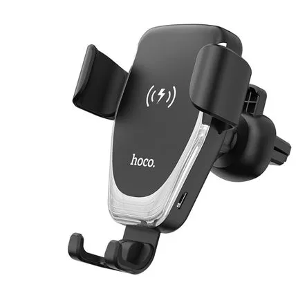 Soporte De Celular Para Auto Con Carga Inalámbrica Doble Función (Tablero Y Rejillas) Dca21 Hoco