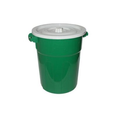 Tacho De Basura Con Tapa De 40 Litros Verde