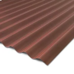 Techo Opaco PP Rojo 1.1 mm 3.05x1.10 metros