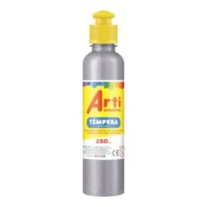 Témpera Plateada 250 ml. Tte701