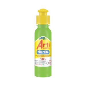 Témpera Verde Neón 120 ml. Tte540