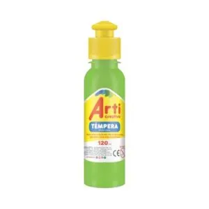 Témpera Verde Neón 120 ml. Tte540