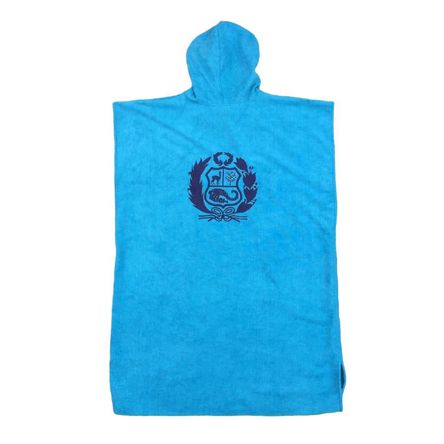 Toalla Cordano Poncho Adulto Escudo Turquesa Talla L Unisex
