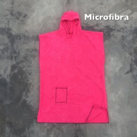 Toalla Cordano Poncho Adulto Fucsia Talla L Unisex