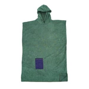 Toalla Cordano Poncho Adulto Verde Botella Talla L Unisex