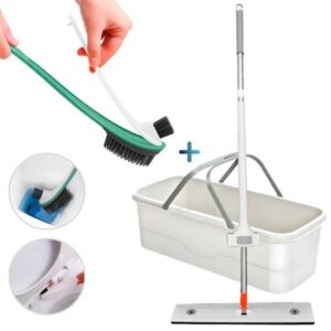 Trapeador con Balde Extra Large G 85T + Set Cepillos de Limpieza Inodoro 2 en 1 V 628C