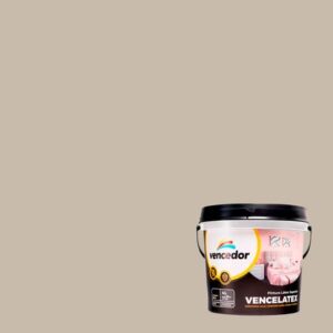 Vencelatex Mate Nuevo Blanco Humo 1 galón