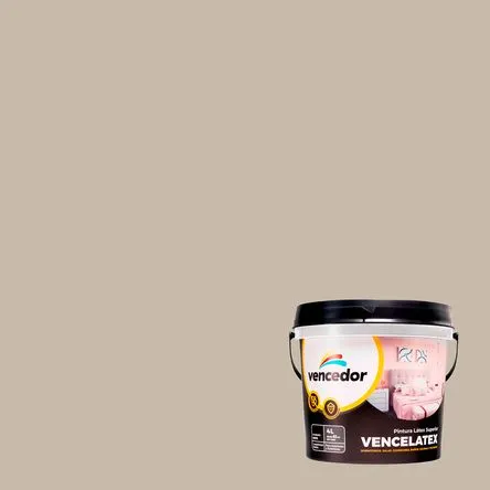 Vencelatex Mate Nuevo Blanco Humo 1 galón