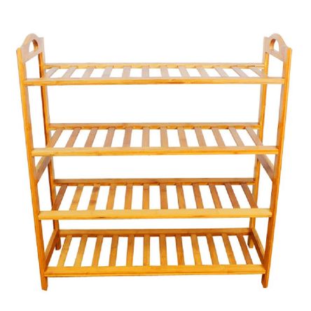 Zapatera de 4 Niveles de Madera