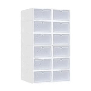 Zapatera Plegable Transparente Contra Polvo 26 x 36 x 19.5cm 1 Unidad