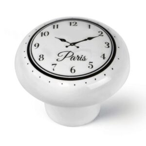 4 pomo porcelana D40 Reloj