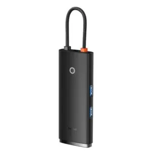 Adaptador Baseus Hub Docking Lite Series 6 en 1 Negro