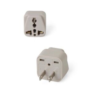 Adaptador Universal Espiga Plana 10A 250V