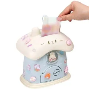 Alcancía Kawaii Conejo Celeste