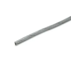Cable de acero recubierto 1/8