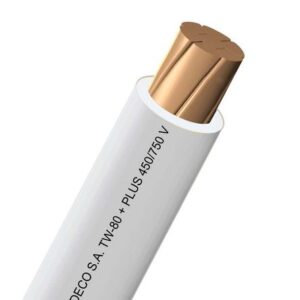 Cable TW-80 +plus 450/750 V 12 AWG Blanco