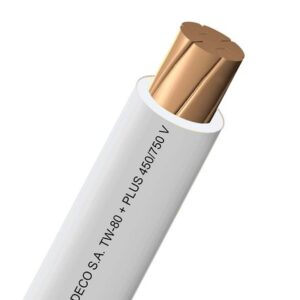 Cable TW-80 +plus 450/750 V 14 AWG Blanco