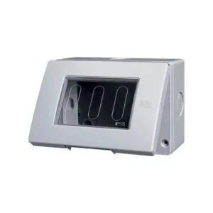 Caja Superficie con placa IP55 Gris