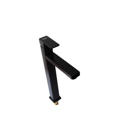 Caño 30 cm Cuadrado Negro