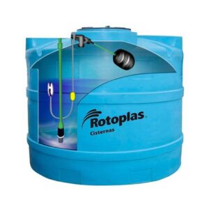 Cisterna de Agua Rotoplas 2800 litros Azul + Kit de Accesorios