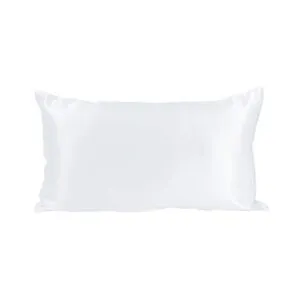 Cojín Rectangular de Seda Nienna Home Color Blanco