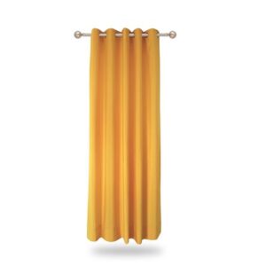 Cortina con Ojalillo de Aluminio Coralpe Borlón Amarillo