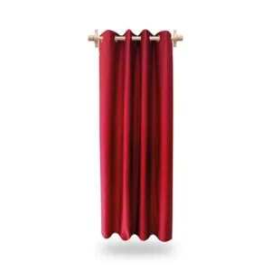 Cortina con Ojalillo de Aluminio Coralpe Rojo Fresa