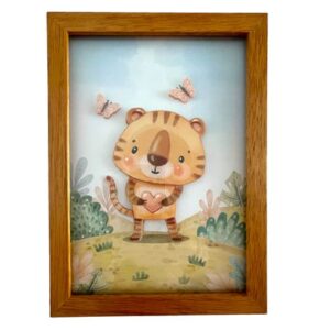 Cuadro Carrousel Kids Decor 3D Sr Tïgrito