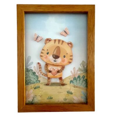 Cuadro Carrousel Kids Decor 3D Sr Tïgrito