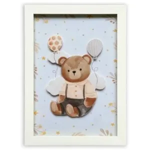 Cuadro Carrousel Kids Decor Osito Party
