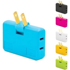 Enchufe Adaptador Triple Giratorio