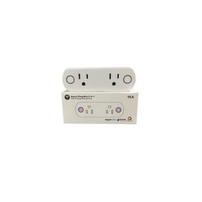 Enchufe Inteligente 2 en 1 Compatible Con ALEXA Control Por Separado