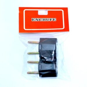 Enchufe TOP GAN Espiga Redonda Paquete 2un